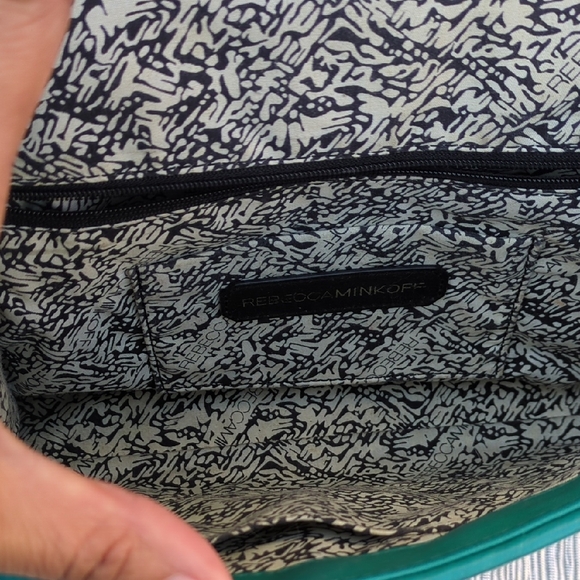 Rebecca Minkoff Teal Quilted Chain Strap Bag - Picture 6 of 13